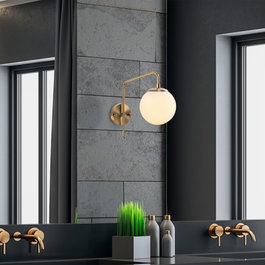 Opviq Aplique de Pared Vintage de Cobre